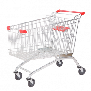 Тележка покупательская, объем 160 л.