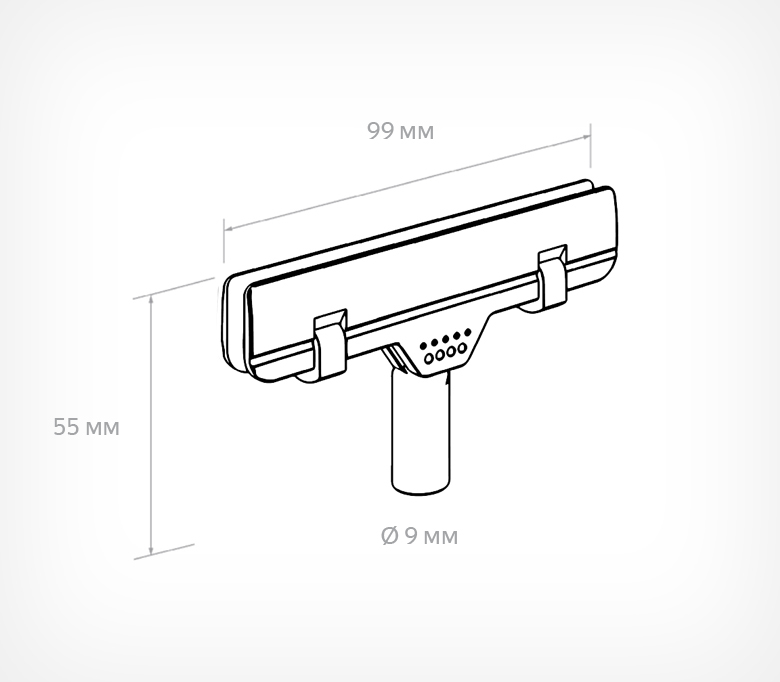 Держатель картонного плаката универсальный схема Держатель картонного плаката универсальный