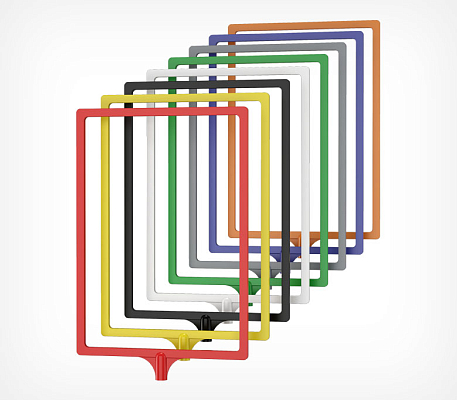 Рамка пластиковая с интегрированным Т-держателем формата А4