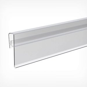 Ценникодержатель на полки из металлических прутьев