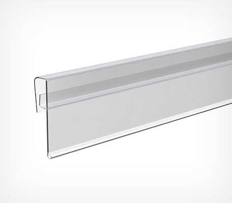 Ценникодержатель на полки из металлических прутьев Ценникодержатель на полки из металлических прутьев