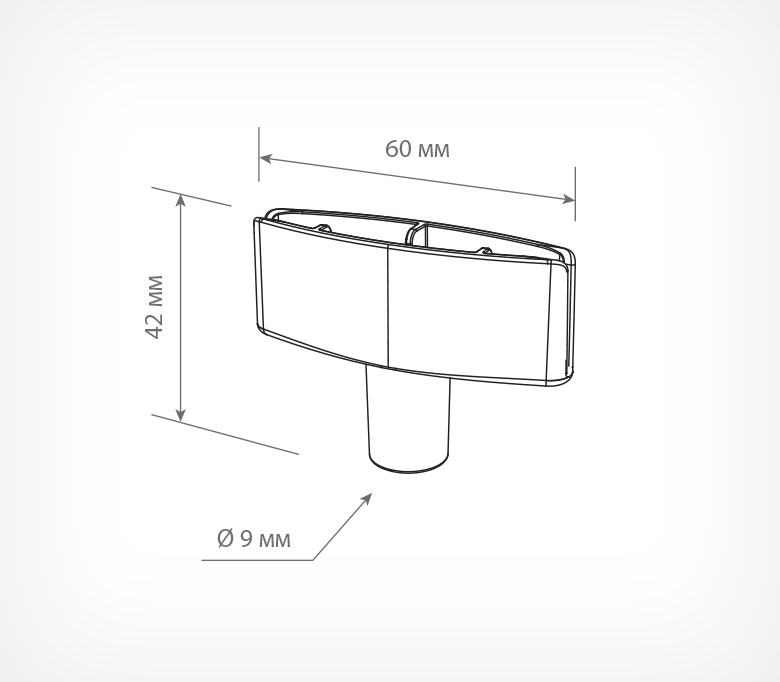 Держатель табличек из картона и пластика схема